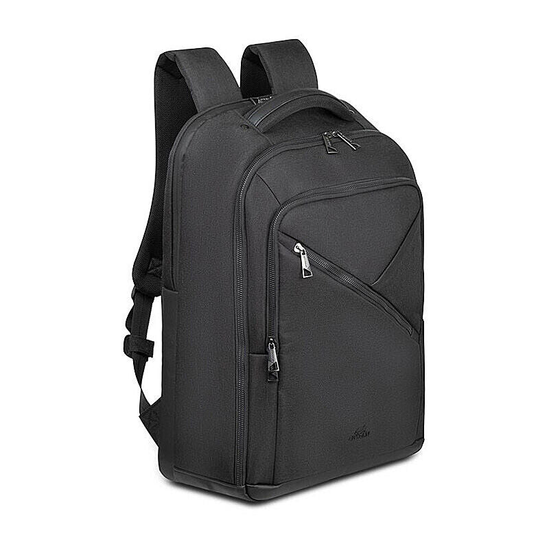 RIVACASE 8164-BK ECO Backpack 17.3 Black front view
