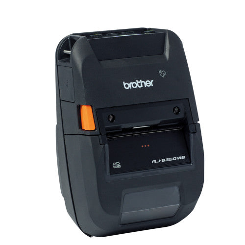 Brother RJ-3250WB 3 Inch Rugged Mobile Receipt and Label Printer Bundle