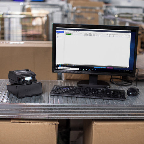 Brother RJ-3250WB 3 Inch Rugged Mobile Receipt and Label Printer Bundle
