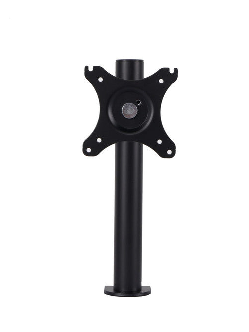 Rapidline Revolve Pole Mounted Single Monitor Arm Black