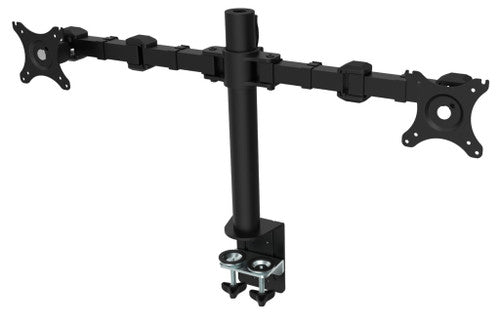 Rapidline Revolve Pole Mounted Dual Monitor Arm Black