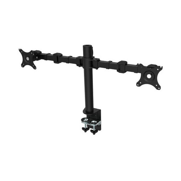 Rapidline Revolve Pole Mounted Dual Monitor Arm Black