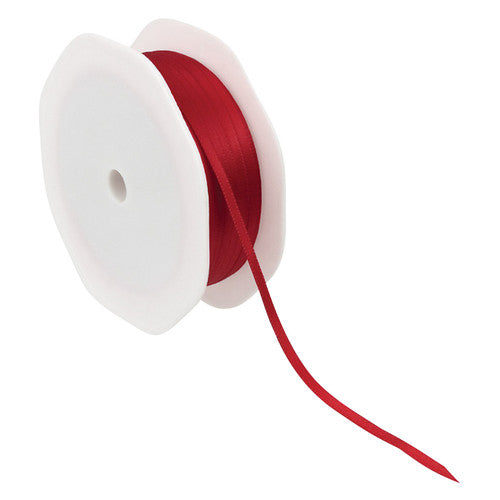 Creative School Supply Satin Ribbon Red 3mm x 25m