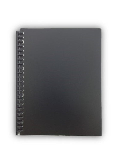 Writer A4 Display Book Refillable 20 Page Black Pack of 12