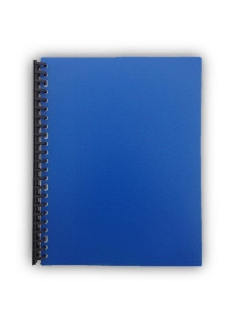 Writer A4 Display Book Refillable 20 Page Navy Blue Pack of 12