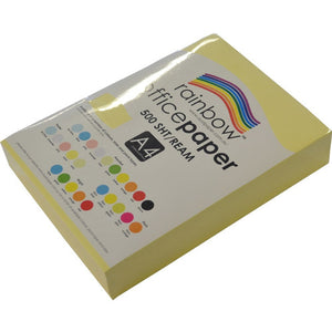 Rainbow Office Paper A4 80gsm Pastel Sand Pack of 500