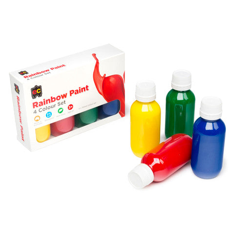 Educational Colours Rainbow Paint 100ml Set of 4