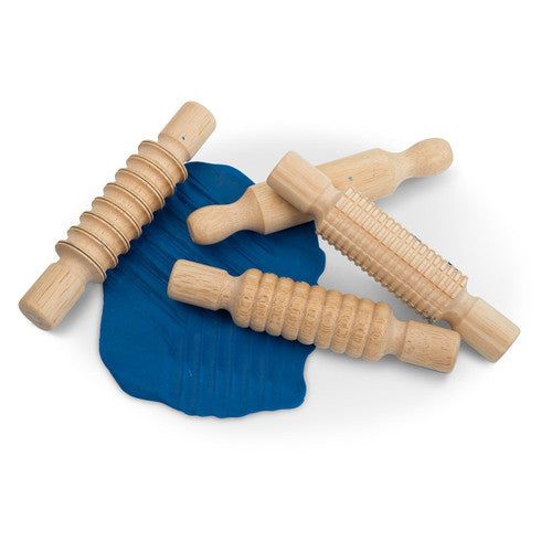 Educational Colours Wooden Rolling Pin Designers Set of 4