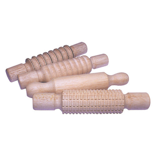Educational Colours Wooden Rolling Pin Designers Set of 4