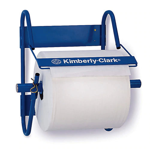 Kimberly Clark Wall Mounted Jumbo Wiper Roll Dispenser Blue
