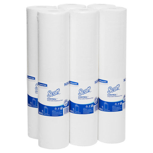 Scott Control Disposable Bedsheet Roll White 80m Box of 6