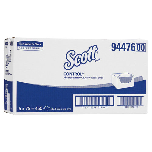 Scott Control Absorbent Hydroknit Small Wiper White 75 Sheets Box of 6