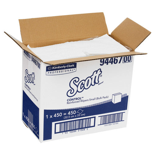Scott Control Reinforced Small Wipers White Bulk Pack 450