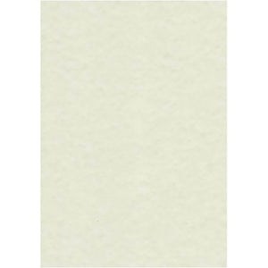 Rainbow Parchment Board in natural shown as a single cream coloured sheet with soft mottled parchment markings, lying flat in portrait orientation on a white background