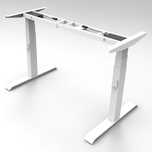Rapidline Boost Plus Height Adjustable Frame Only White Single Sided - image 3