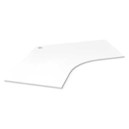Rapidline Deluxe Infinity 120 Degree Workstation Top 1200 x 1200 x 750mm Natural White - image 1