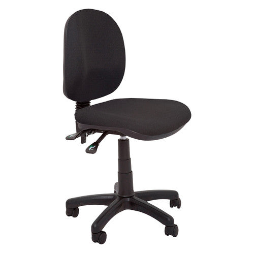 Rapidline ET20 Budget Medium Back Operator Chair Black Fabric - image 1