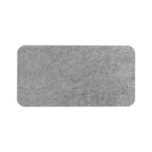 Rapidline Eco Panel Screen Desk Mounted 740 x 384mm Marble Grey - image 1