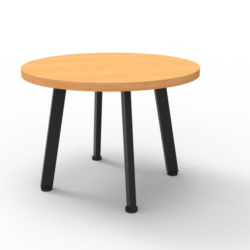 Rapidline Eternity Round Coffee Table 600mm Beech Black - image 1
