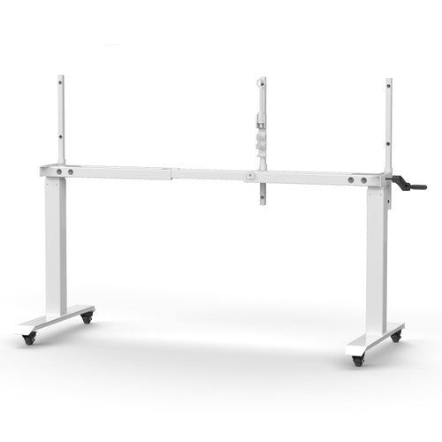 Rapidline Height Adjustable Frame White for Boost Crank Flip Top Table - image 1