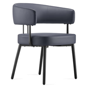 Rapidline Hera Breakout and Dining Chair French Navy PU - image 1