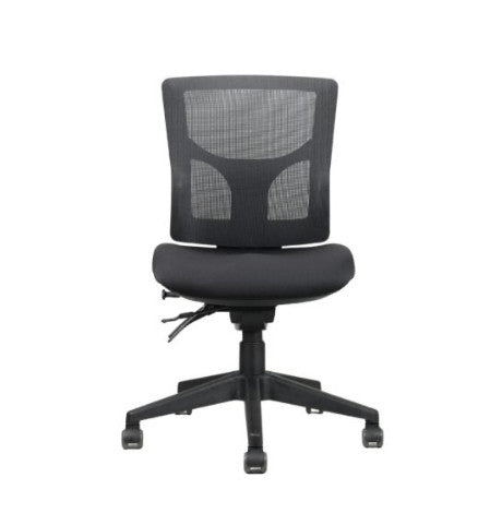Rapidline Milan Medium Mesh Back Operator Chair Black - image 1