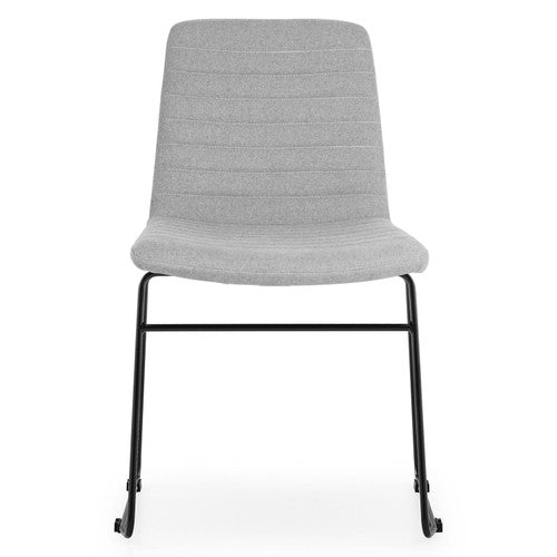 Rapidline Pixel Sled Base Breakout and Visitor Chair Light Grey - image 1