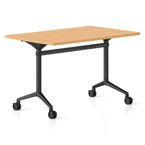 Rapidline Typhoon Flip Top Table 1800 x 750mm Beech Black - image 1