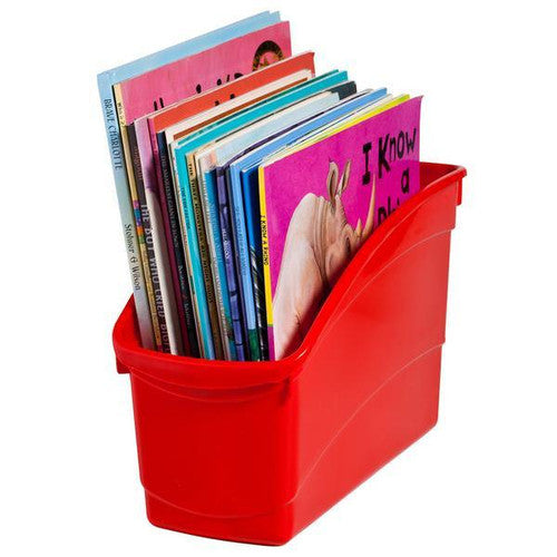 Elizabeth Richards Plastic Book Tub Red