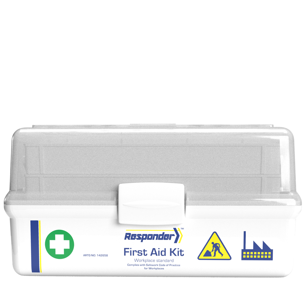 Responder 4 Series Plastic Tacklebox First Aid Kit 42 x 21 x 22cm pre-stocked comprehensive workplace first aid kit