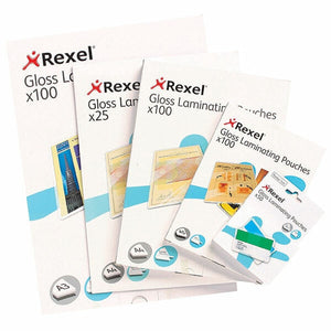 Rexel Laminating Pouch A4 75 Micron Gloss Pack of 25