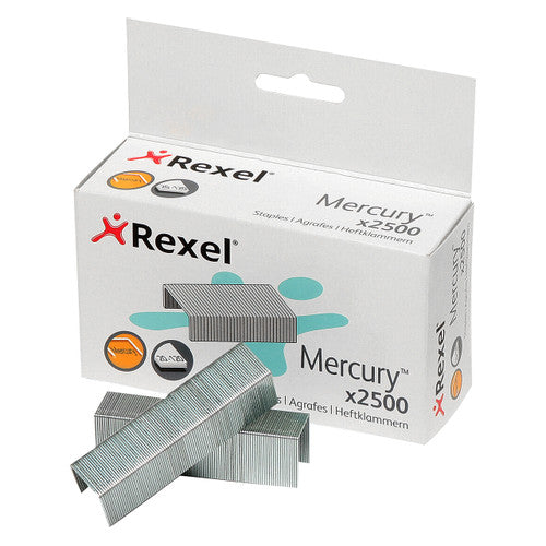 Rexel Mercury Heavy Duty Staples Box of 2500