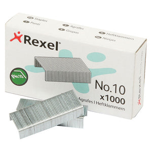 Rexel No. 10 10/4 Mini Staples Box of 1000