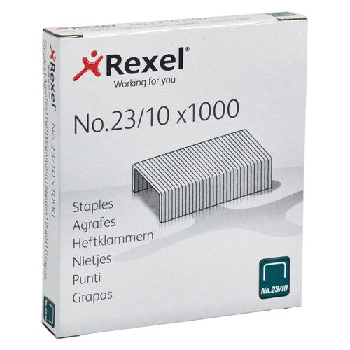 Rexel No. 23/10 Staples Box of 1000