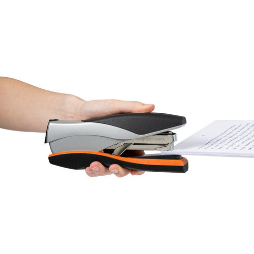 Rexel Optima 40 Low Force Stapler Orange Silver