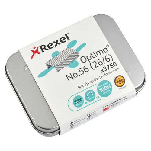 Rexel Optima No. 56 26/6 Staples Box of 3750