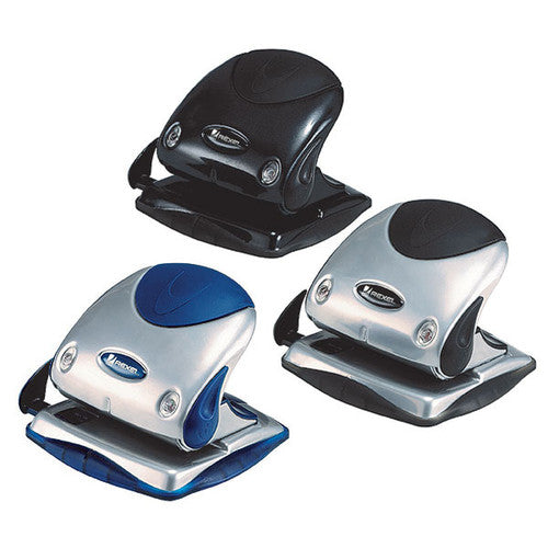 Rexel P215 2 Hole Punch 15 Sheet Silver and Black - image 2