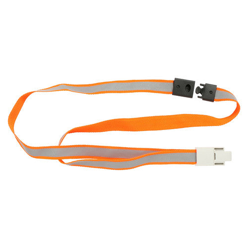 Rexel Reflective High Visibility Lanyard Orange Pack of 5