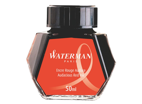 Waterman Ink 50ml Audacious Red in Box