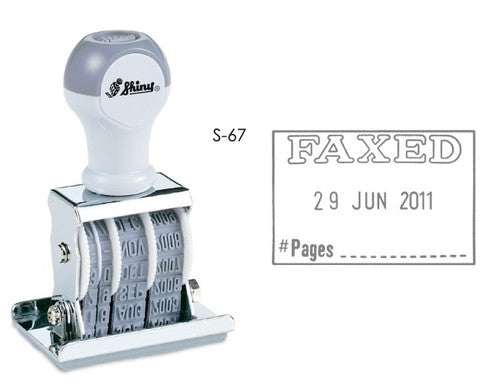 Staedtler Die Plate Date Stamp with Adjustable Date Faxed 9S67