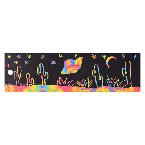 Creative School Supply Scratch Bookmarks Pack of 12
