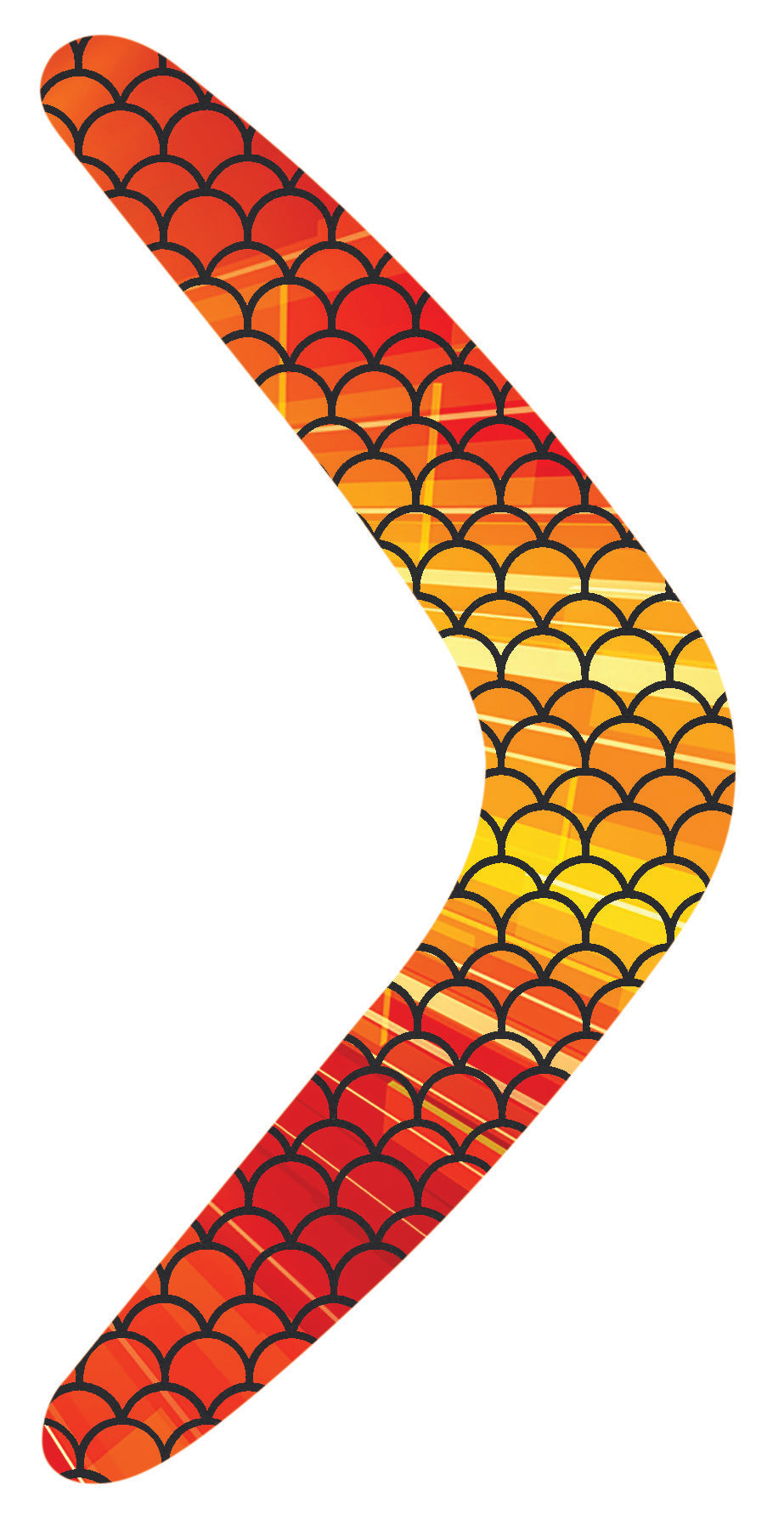 Scratch Boomerangs Pack of 30 29cm Pre Cut Card with 30 Scratch Tools-2