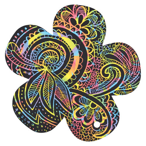 Creative School Supply Scratch Flowers Pack of 12