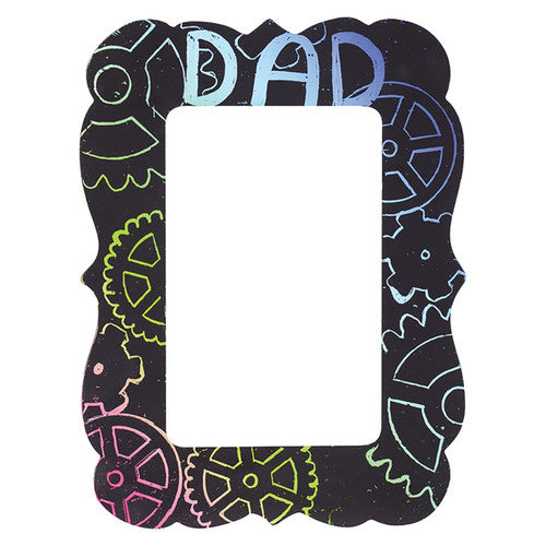 Creative School Supply Scratch Photo Frames Pack of 10