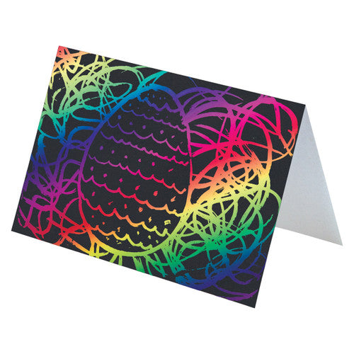 Creative School Supply Scratch Greeting Cards Pack of 30