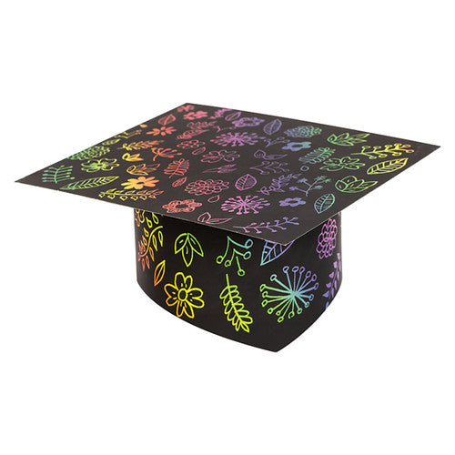 Creative School Supply Scratch Graduation Hats Pack of 10