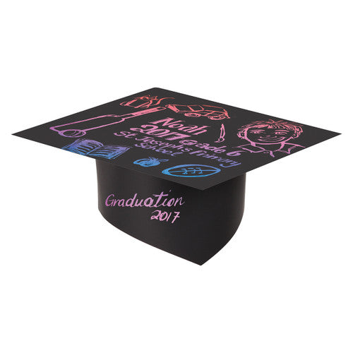 Creative School Supply Scratch Graduation Hats Pack of 10