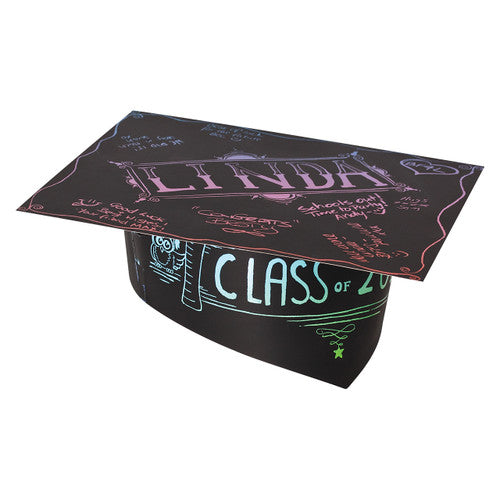 Creative School Supply Scratch Graduation Hats Pack of 10