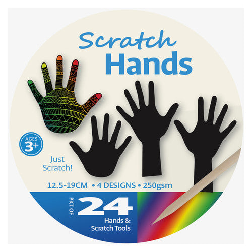 Creative School Supply Scratch Hands Pack of 24