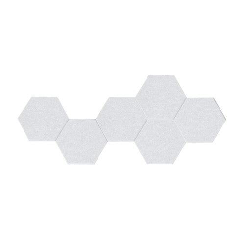 Visionchart Sana Acoustic Shapes Hexagon Frost Pack of 6